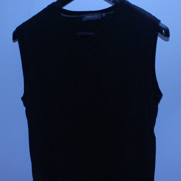 Black RW & CO oversized vest - Picture 1 of 4
